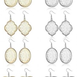 8pairs Earrings Stainless Teardrop Classic Earring